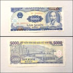 Vietnam Banknote - 5000 Vietnamese Dong (Circulated)