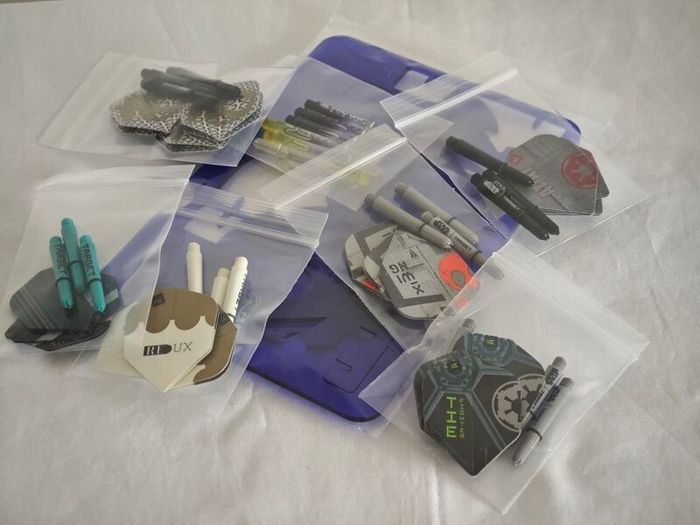 Target Darts Job Lot Flights, Shafts, Stand, Star Wars, More