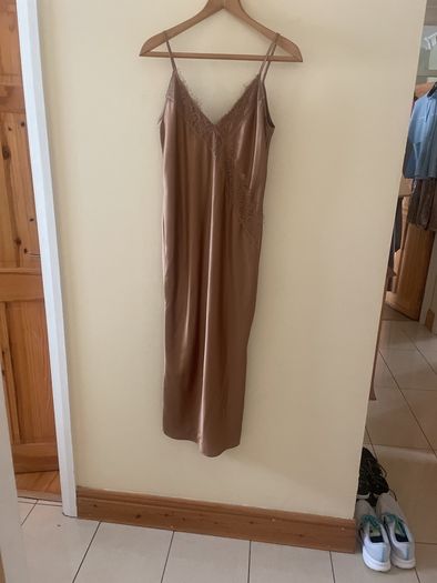 dress #topshop silk midi