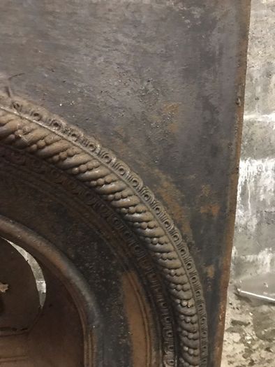 Genuine Victorian Cast Iron Fireplace