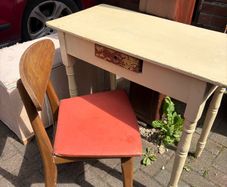 desk and chair
