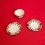 Arklow Pottery Alton Design coffee set elements, saucers, sugar bowl Image 3