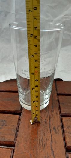 Gillespies malt stout pint glass,official beer to the open championship at royal Lytham & St. Anne's 18th to 21th ,1996,,buyer collects or pays postage, collectors item
