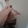 carnival glass candleholders Image 5
