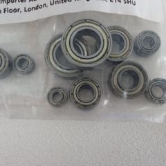 10pcs Set of Ball Bearings with Loose Collars.