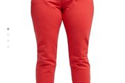 New ESCADA Trousers (Jeans), in red and  brown colour, UK 16-18