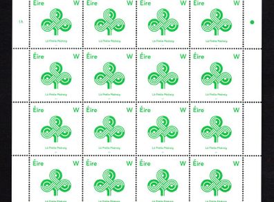 2017 Ireland St Patrick's Day Commemorative Stamp Sheetlet Plate 1A Mint Never Hinged (MNH)