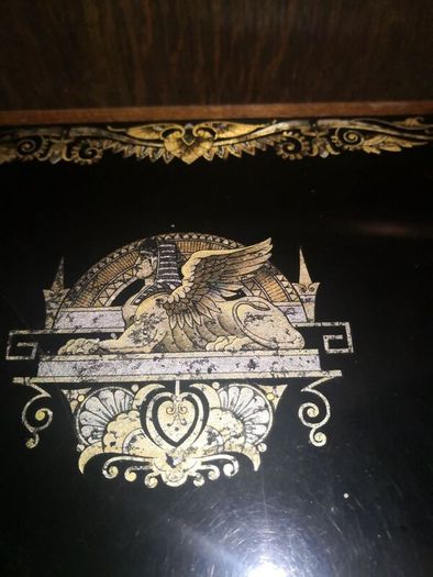 1920s Singer sewing machine with bentwood case