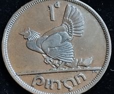 Ireland - 1941 - 1 Penny - Hen - KM.11 - [2736]