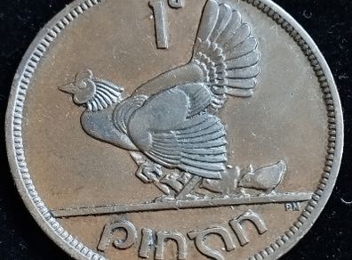 Ireland - 1941 - 1 Penny - Hen - KM.11 - [2736]