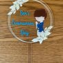 Personalised Communion Cake Topper Image 3