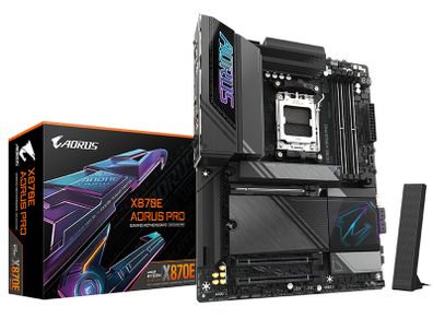 Gigabyte X870e Aorus Pro Motherboard - Compatible with Amd Ryzen 9000 Cpus - DDR5 RAM
