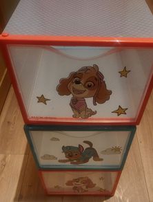 Paw Patrol Stackable Storage Boxes