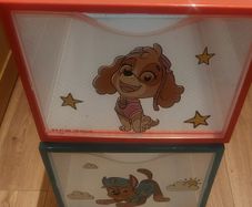 Paw Patrol Stackable Storage Boxes