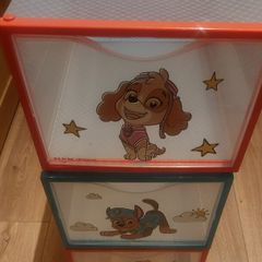 Paw Patrol Stackable Storage Boxes