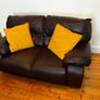 Brown Leather Suite Image 5