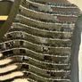 Allsaints, Y2K, hand embellished beaded & sequins silk top, size UK8 Image 5
