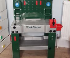 Kids toy work bench