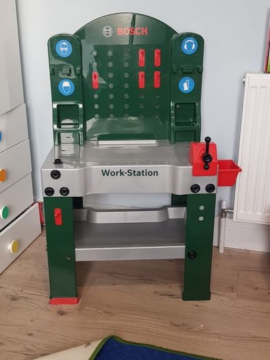 Kids toy work bench