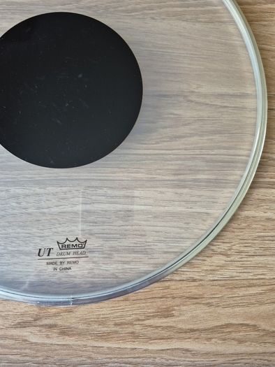 12" + 14" Black dot drum heads