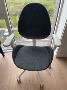IKEA HATTEFJALL Office Chair Grey White Excellent Condition