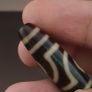 Antique Himalayan Tibetan 2 Eyes Agate Dzi Bead Amulet Image 6