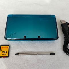 Nintendo 3DS Aqua Blue - CFW Modded - 64GB - Huge Game Collection