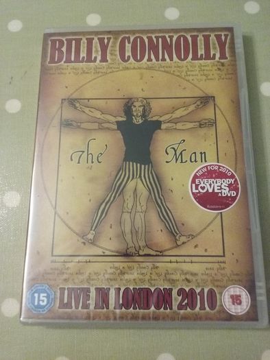 Billy Connolly Live in London 2010 DVD - Brand New & Sealed