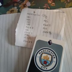 Manchester city premier league cards