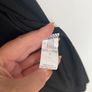 Long Strapless Black Dress Image 3