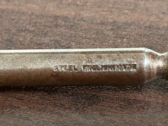 Victorian button hook silver handle