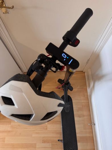 Xiaomi Pro 2 Electric Scooter with helmet
