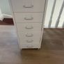 white filing cabinet Image 2