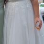 Lace Vintage Tea Length Wedding Dress. Size 18 Image 3