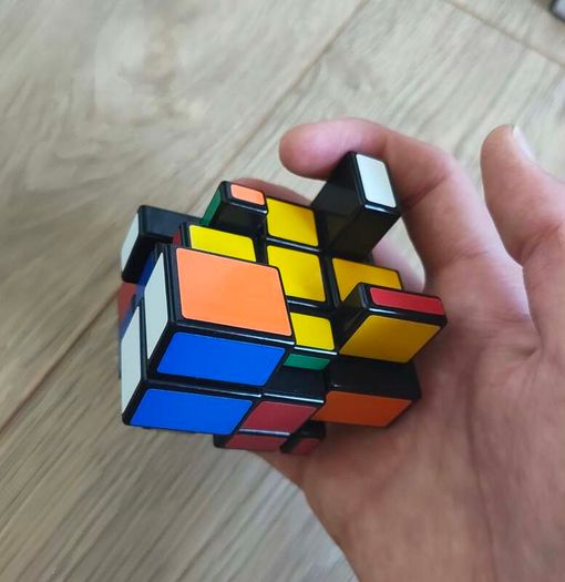 Collection of various puzzle cubes