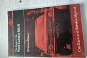 The book of the Ford Cortina Mark lll stanton abbey. car care and service manual pitman