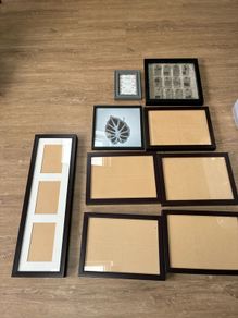 photo/picture frames x 9
