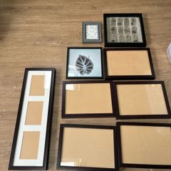 photo/picture frames x 9