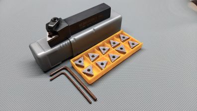 Lathe tool and inserts (16mm) (MTJNR)