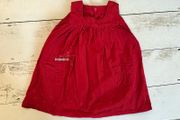 Berlingot Baby girl Christmas lined dress 12m