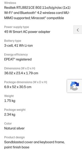 HP 15.6" Pavilion Laptop
