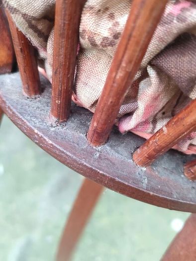 26" Edwardian Mahogany Sewing Basket