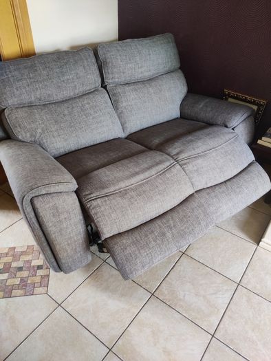 Two reclining sofas