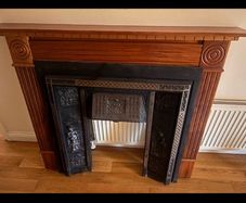Cast Iron Fireplace Insert + Solid Timber Surround (Victorian Style)