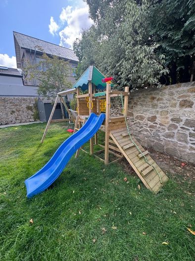 Jungle Gym Wooden Playset Excellent Condition