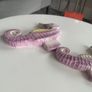 Vintage Handmade Ceramic Raku Glaze Seahorses Wall Plaques Image 7