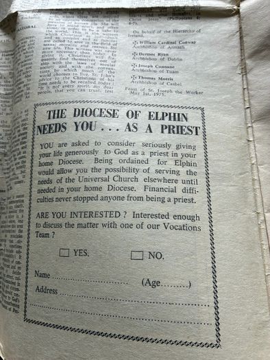 Sligo Angelus 1975