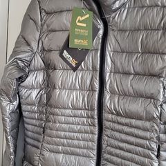 REGATTA Insulated Puffer Jacket in Silver Sz 12 - BNWT Rrp 90 Sterling