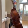 Double Bass 3/4 solid wood, bow & case + pickup Image 4