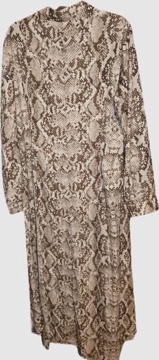 Shein dress snakeskin print
